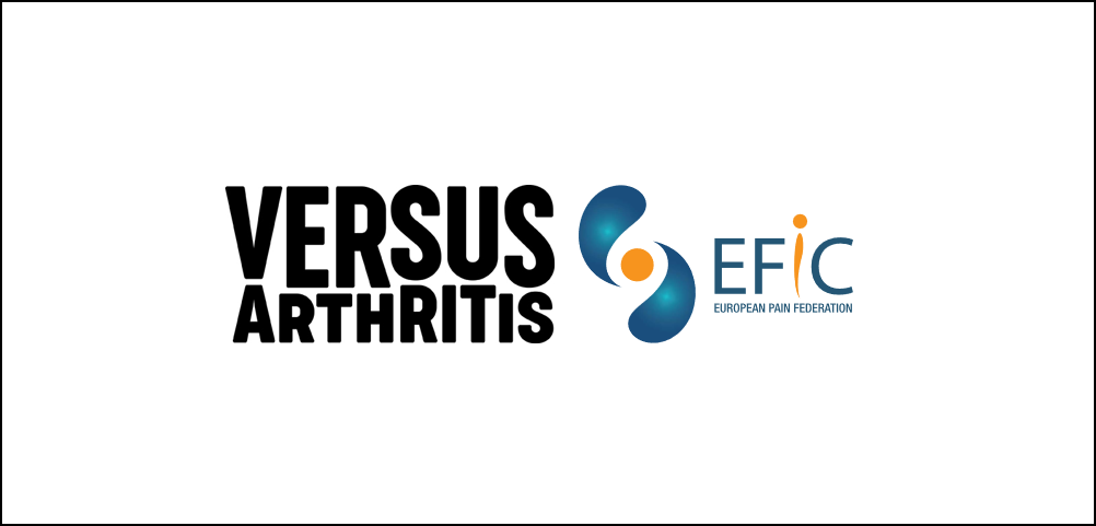 New partnership between European Pain Federation EFIC and Versus Arthritis to award best abstract prize at EFIC 2019 Congress