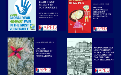 APED is giving voice to the 2019 Global Year Against Pain in the Most Vulnerable in multiple ways!