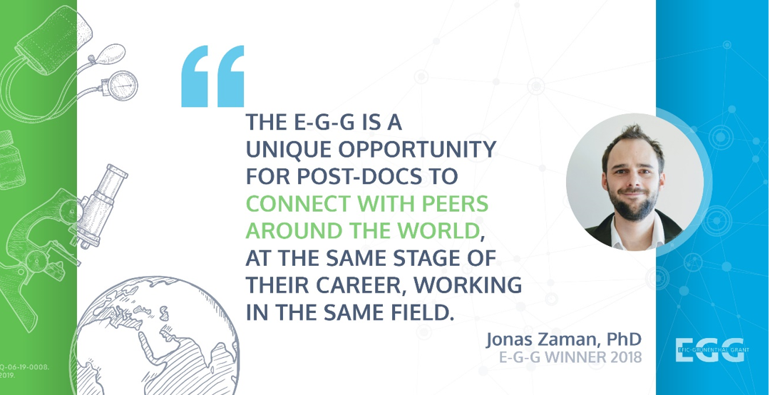 Meet E-G-G Winner 2018: Jonas Zaman, PhD