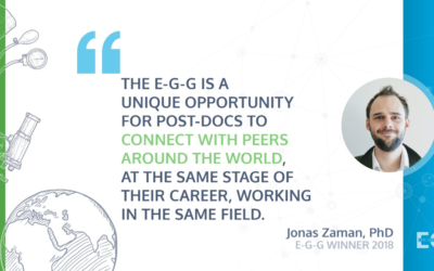 Meet E-G-G Winner 2018: Jonas Zaman, PhD