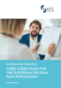 Core Curriculum for the European Diploma in Pain Psychology (EDPPsy) 