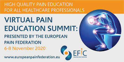 Join our Virtual Pain Education Summit: 6-8 November 2020