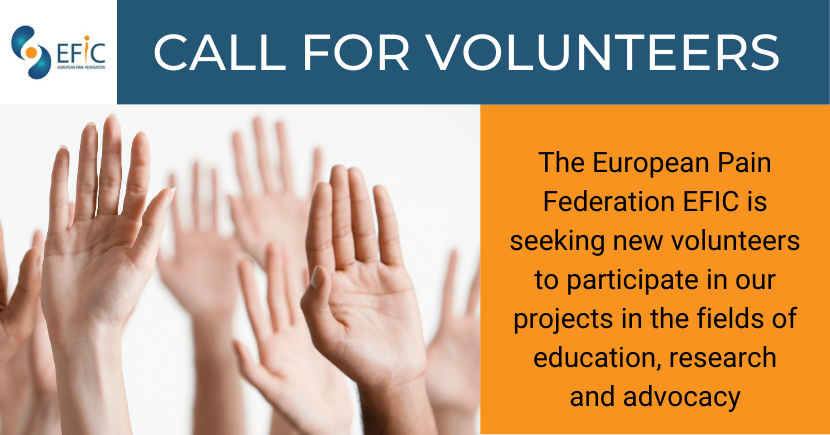 European Pain Federation: Call for Volunteers