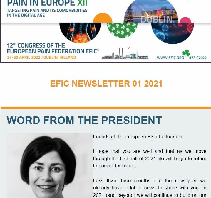 A new EFIC Newsletter is available (first quarterly newsletter of 2021)!