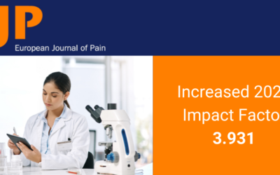 The European Journal of Pain increases its Impact Factor in 2020