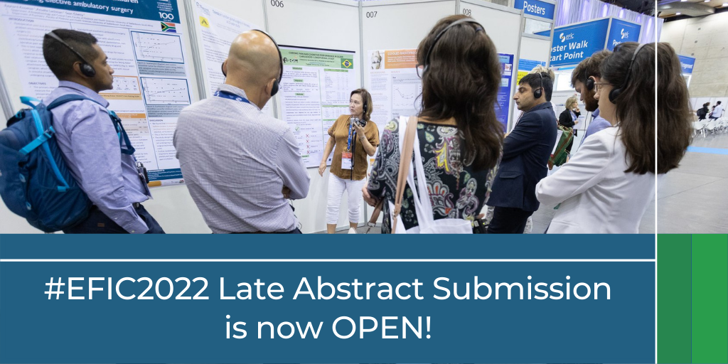 #EFIC2022 Late Abstract Submission Is Now Open