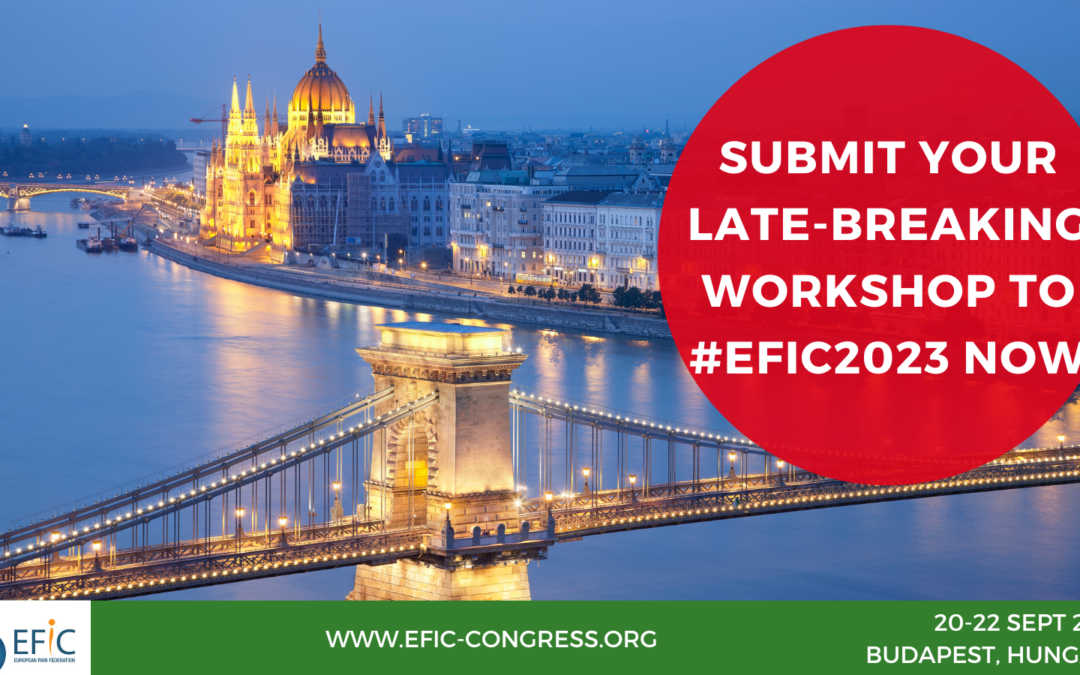 #EFIC2023 late-breaking Workshop submission now open