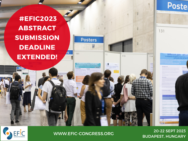 #EFIC2023 Abstract submission EXTENDED!