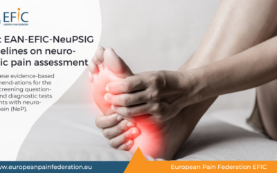 Just released: Joint EAN-EFIC-NeuPSIG Guidelines on Neuropathic Pain Assessment