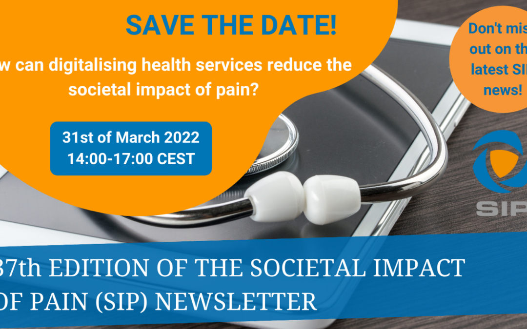 37th edition of the societal impact of pain (sip) newsletter