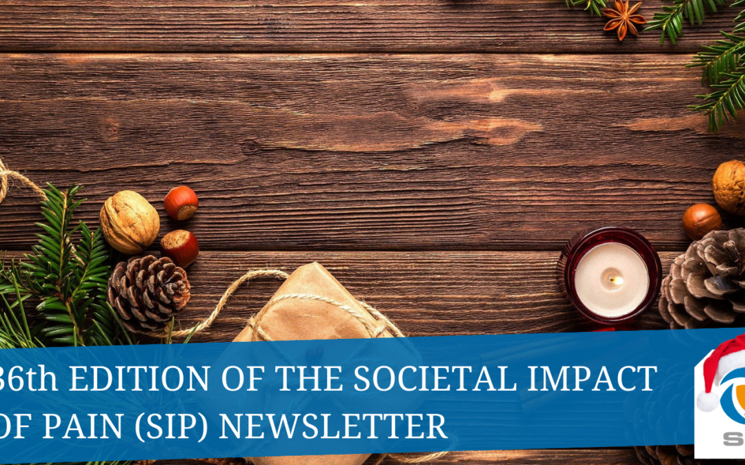 36th edition of the societal impact of pain (sip) newsletter