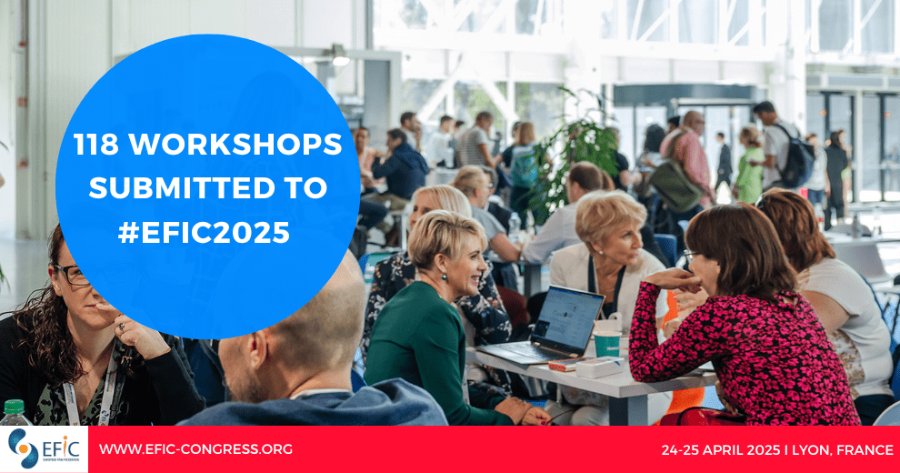 118 workshops submitted to #EFIC2025