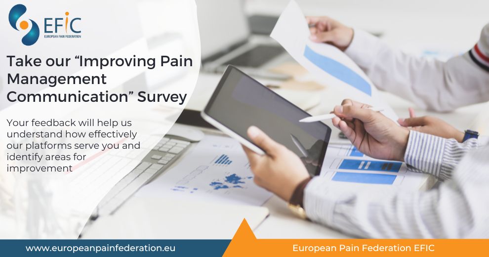 Your input needed: EFIC Survey on Improving Pain Management Communication