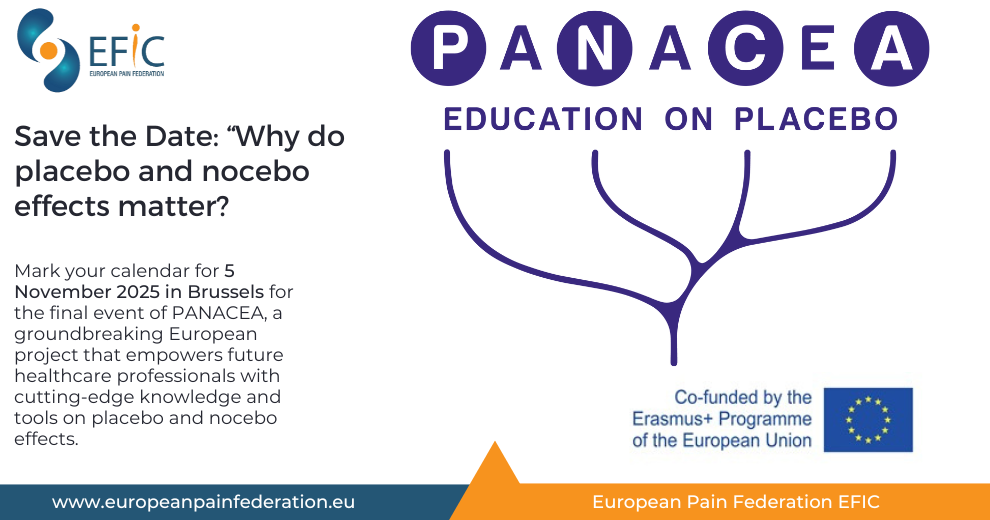Save the Date: 5 November 2025, Brussels, Belgium; Why do placebo and nocebo effects matter?