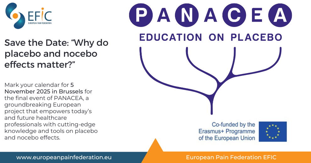 Save the Date: 5 November 2025, Brussels, Belgium; Why do placebo and nocebo effects matter?