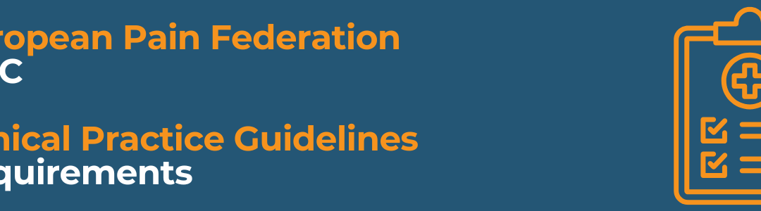 Open Call for Clinical Guidance Proposals in Pain Management