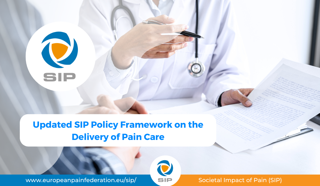 Updated SIP Policy Framework on the Delivery of Pain Care