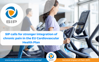 SIP calls for stronger integration of chronic pain in the EU Cardiovascular Health Plan