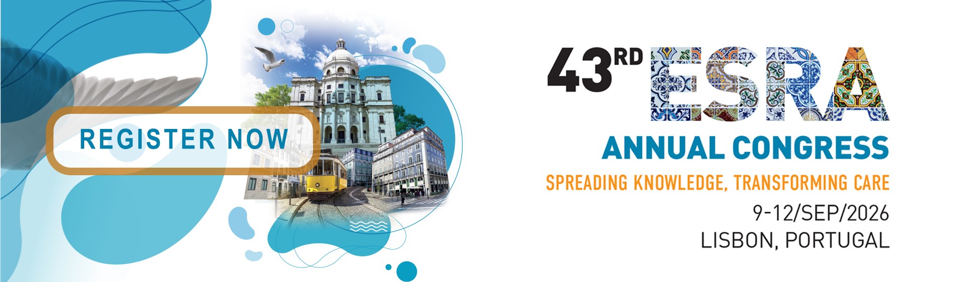 ESRA Congress in Lisbon 2026 banner