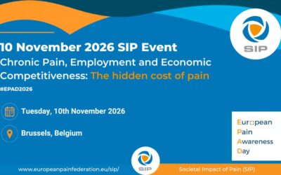 SIP Event: Chronic Pain, Employment and Economic Competitiveness: The hidden cost of pain