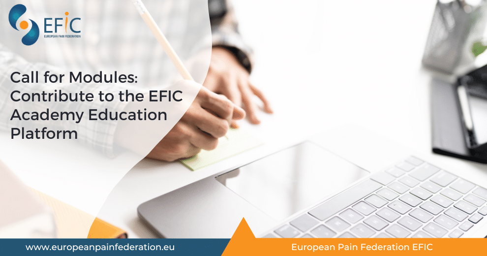 Call for Modules: Contribute to the EFIC Academy Education Platform